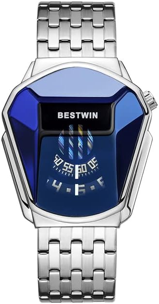 Unique Luxury Men's Stainless Steel Wrist Watch